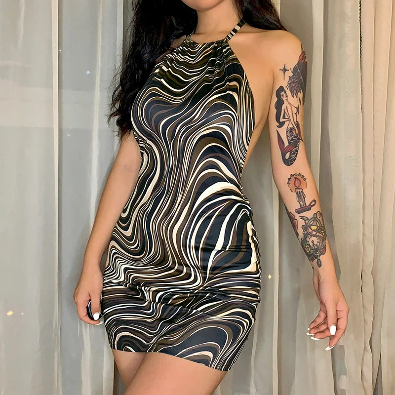 Sexy Bodycon Wedding Party Dresses Backless Spaghetti Straps
