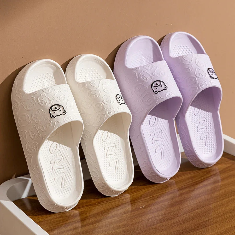 New Fashion Women's Slippers Indoor Soft Sole Cartoon