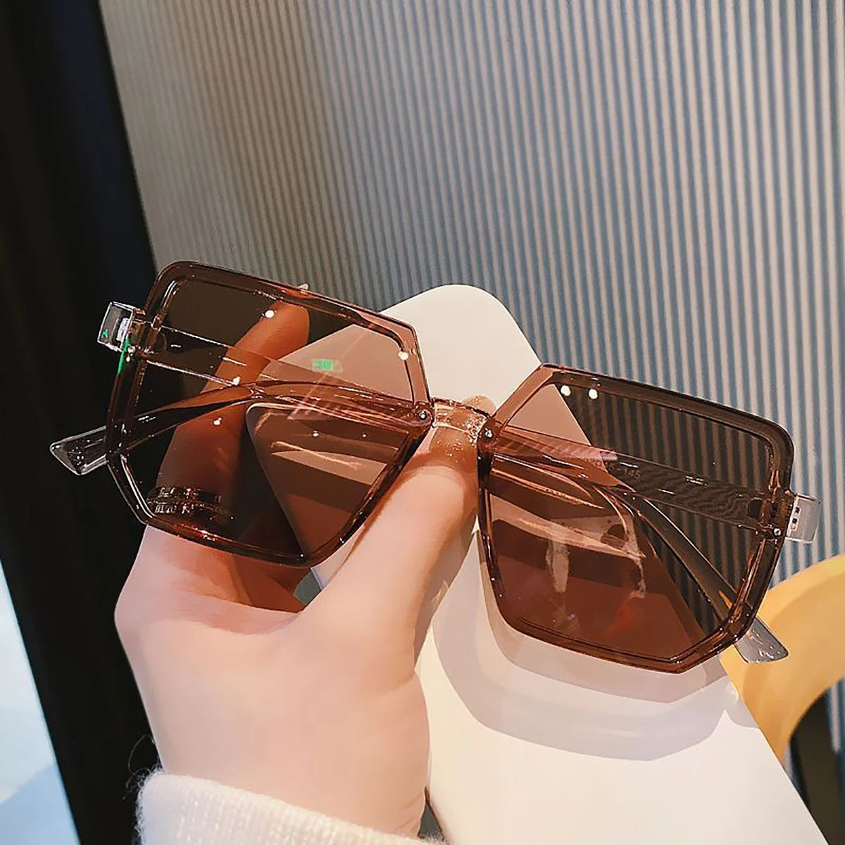 Big Frame Vintage Sunglasses Women