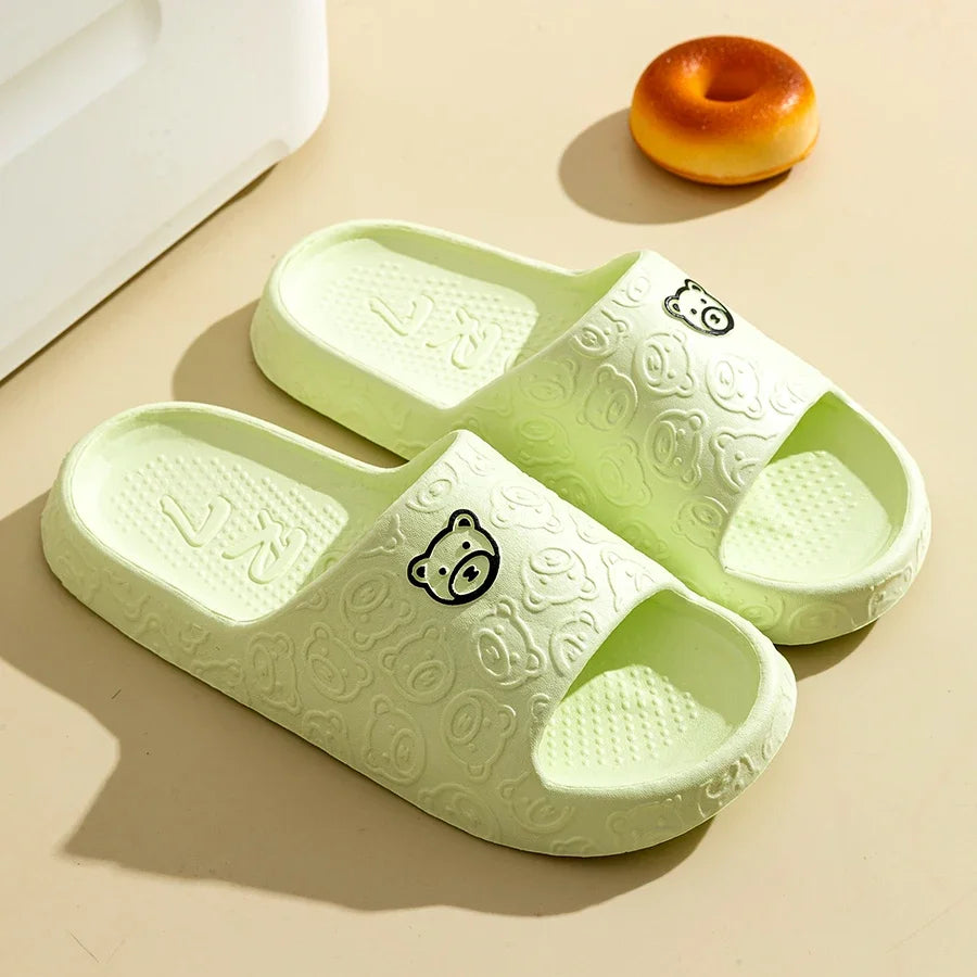 New Fashion Women's Slippers Indoor Soft Sole Cartoon