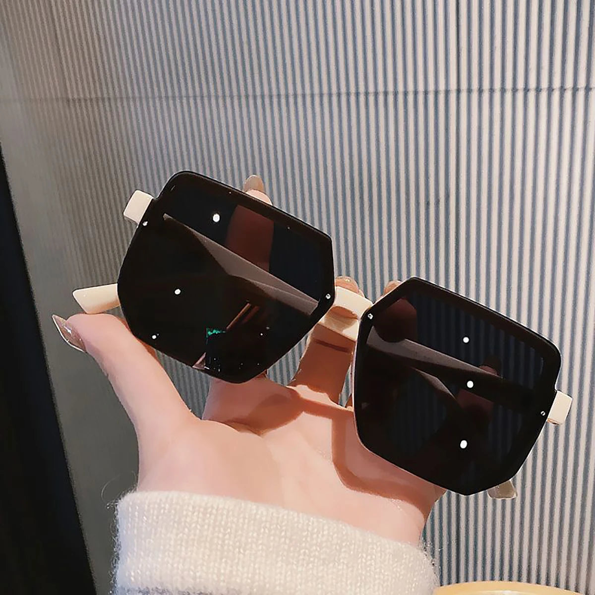 Big Frame Vintage Sunglasses Women