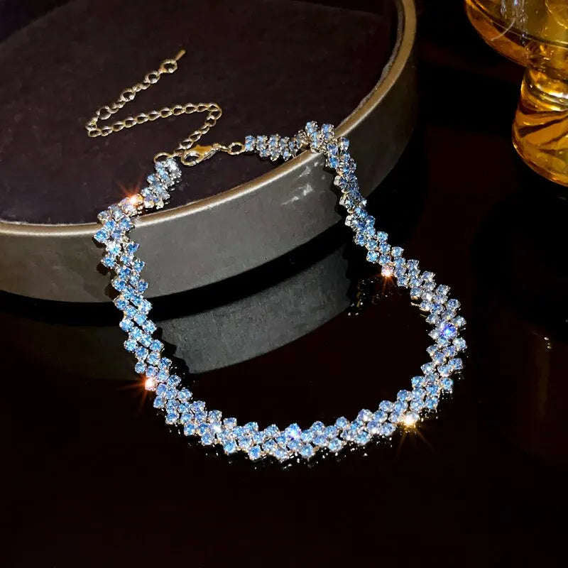Luxury Rhinestone Choker Necklace