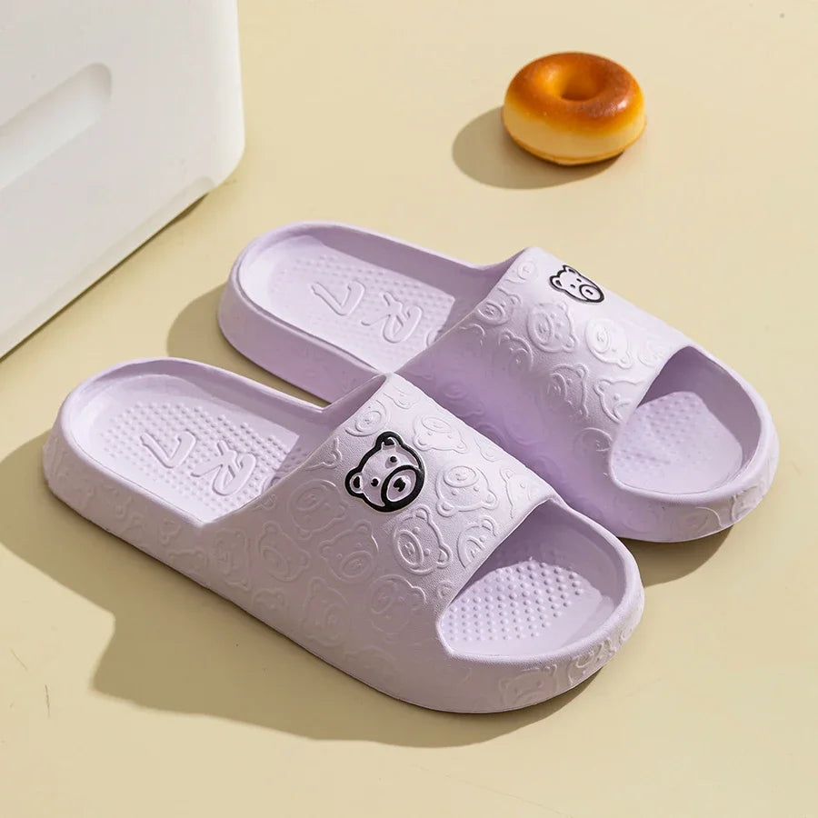 New Fashion Women's Slippers Indoor Soft Sole Cartoon