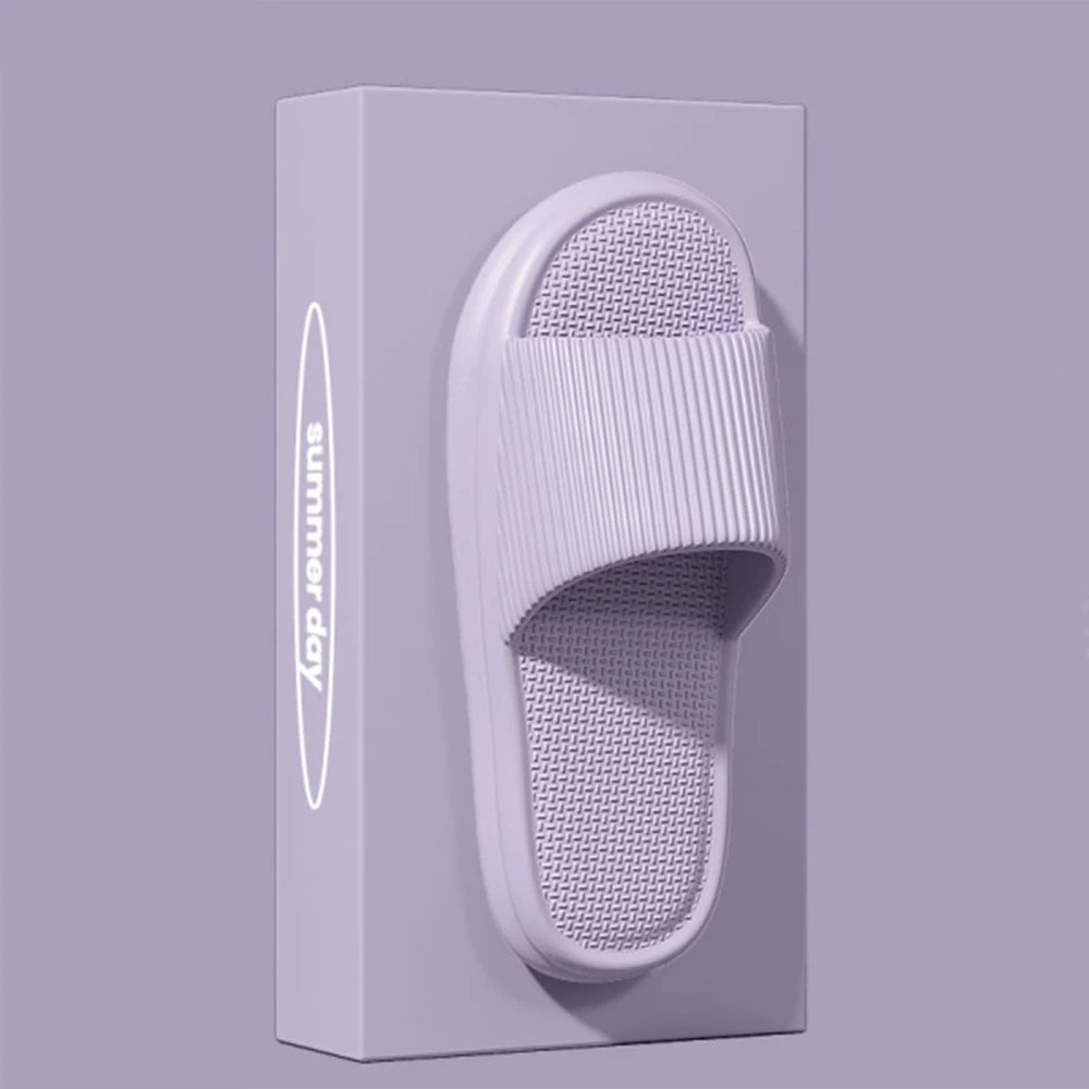 ZHIDA Thick Platform Cloud Slippers EVA Soft Sole Pillow Slides