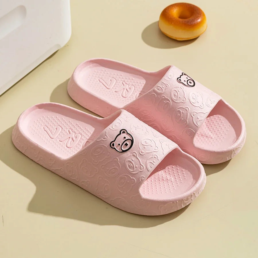 New Fashion Women's Slippers Indoor Soft Sole Cartoon