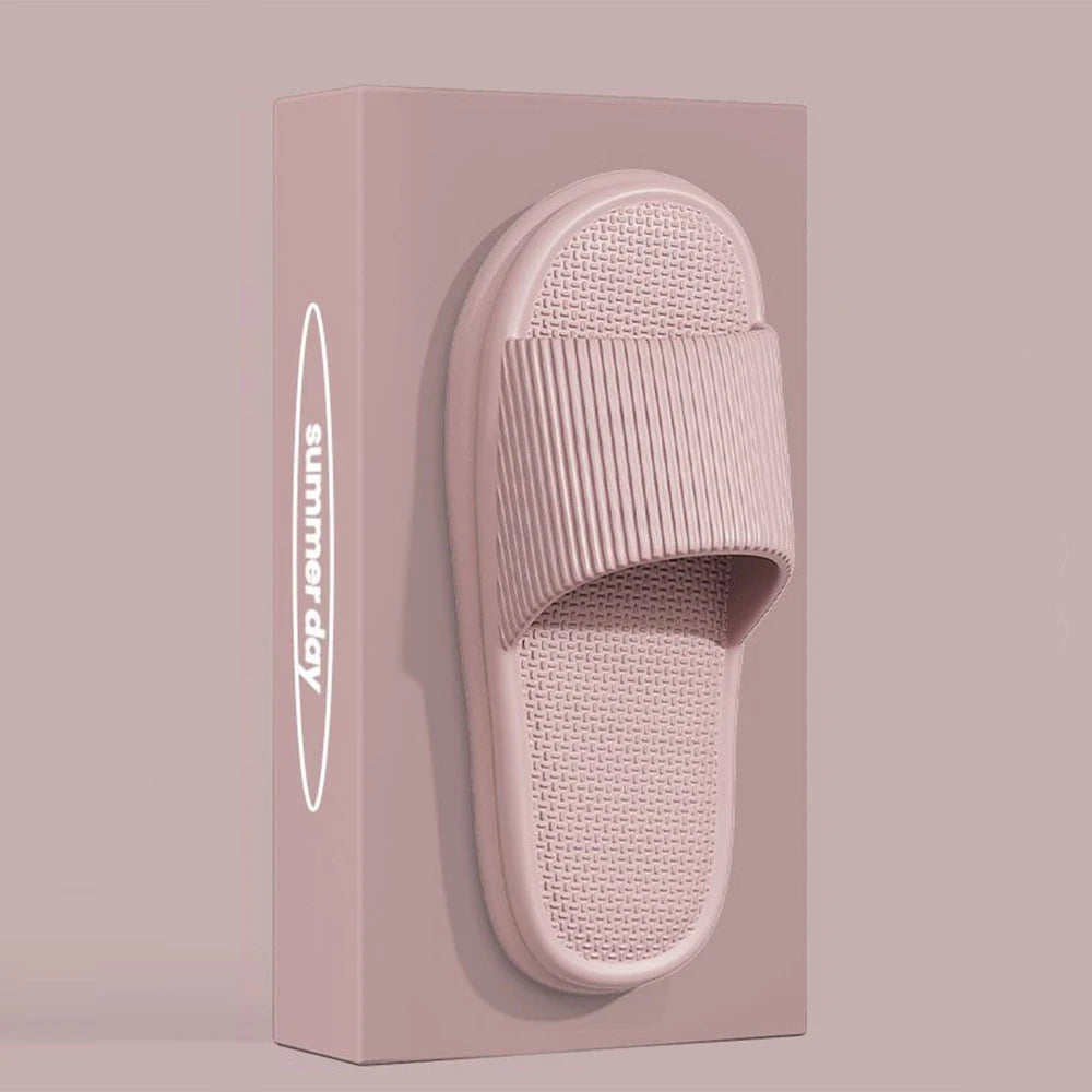 ZHIDA Thick Platform Cloud Slippers EVA Soft Sole Pillow Slides