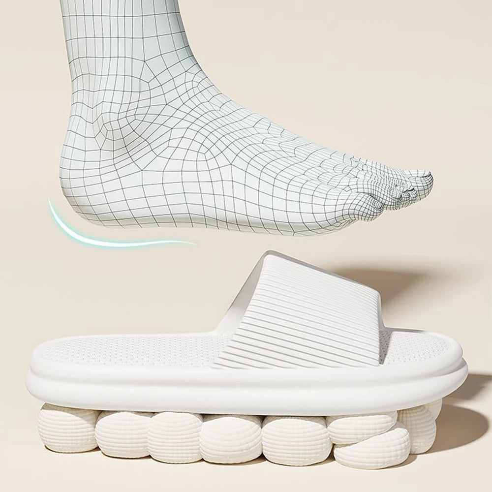 ZHIDA Thick Platform Cloud Slippers EVA Soft Sole Pillow Slides