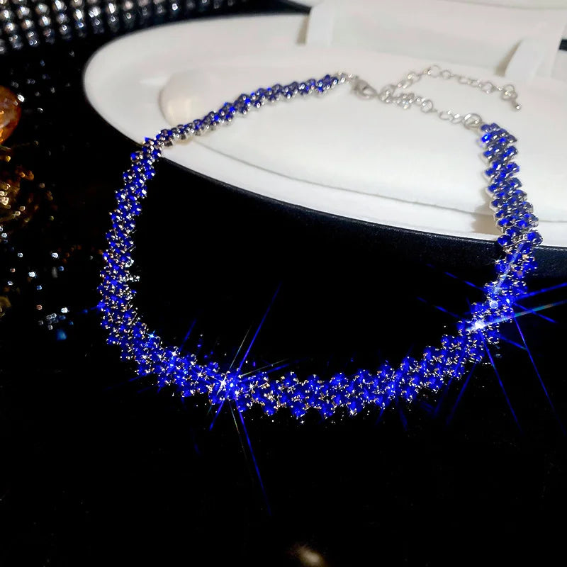 Luxury Rhinestone Choker Necklace