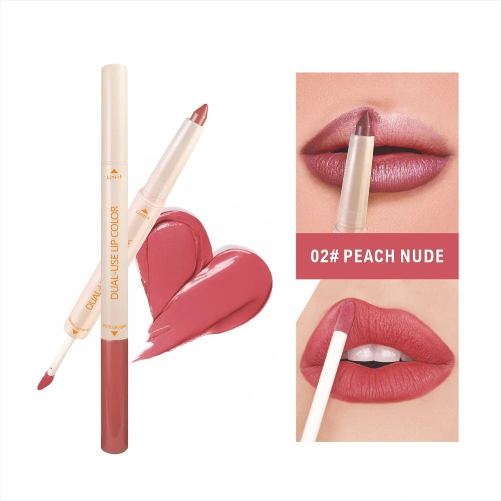 Velvet Matte Lipstick and Lipliner Duo Long-Lasting