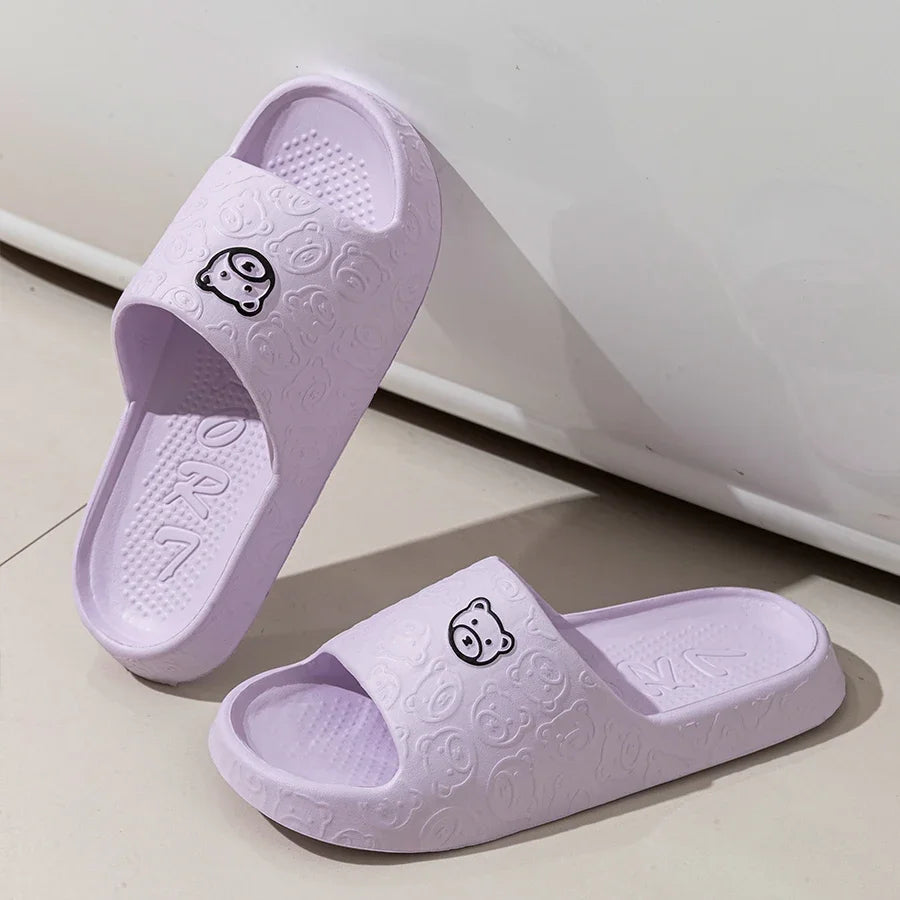 New Fashion Women's Slippers Indoor Soft Sole Cartoon