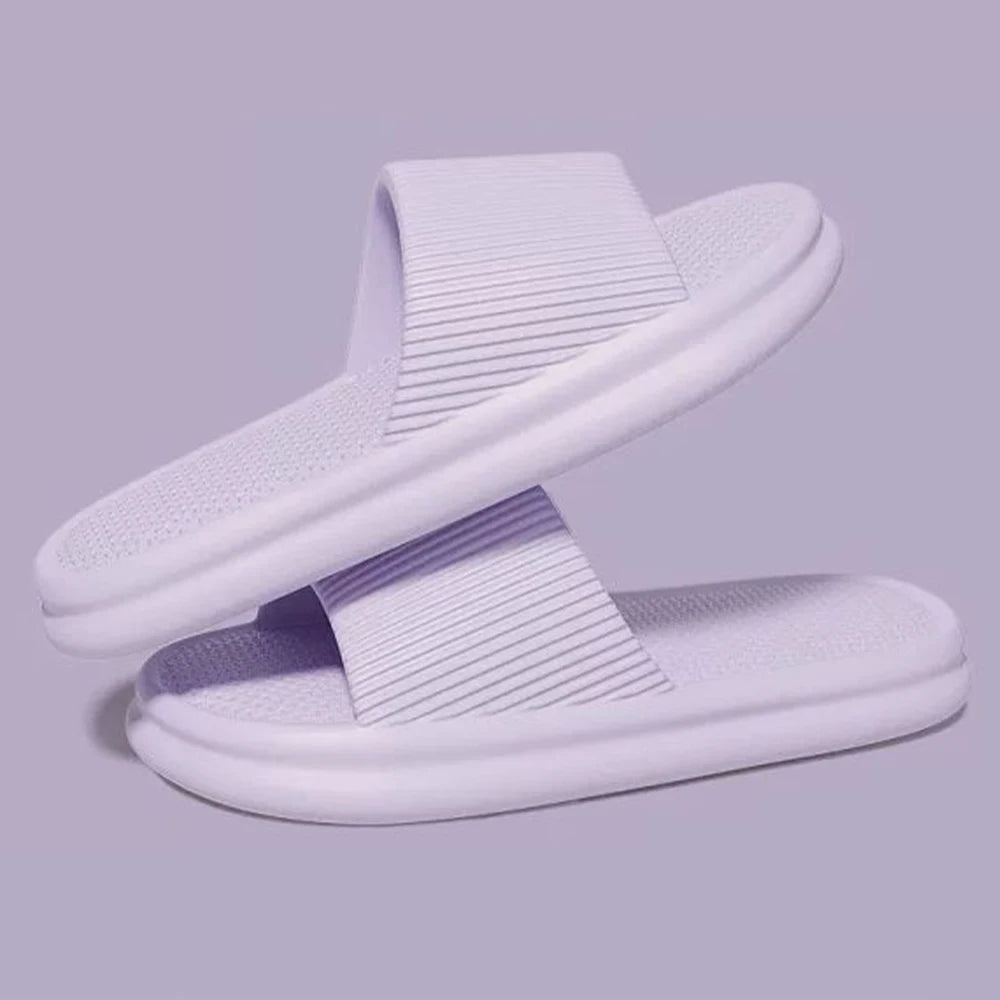 ZHIDA Thick Platform Cloud Slippers EVA Soft Sole Pillow Slides