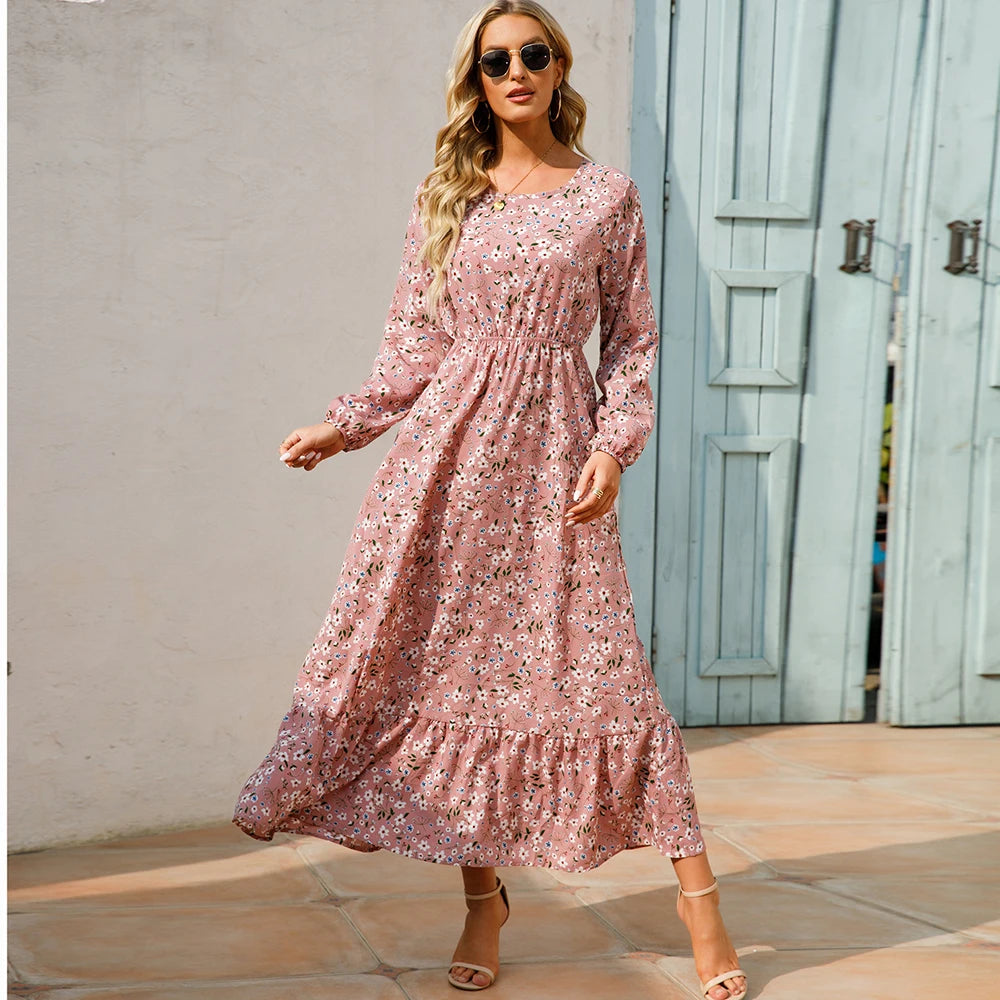 2025 Sping Summer Bohemian Women Maxi Dress Casual