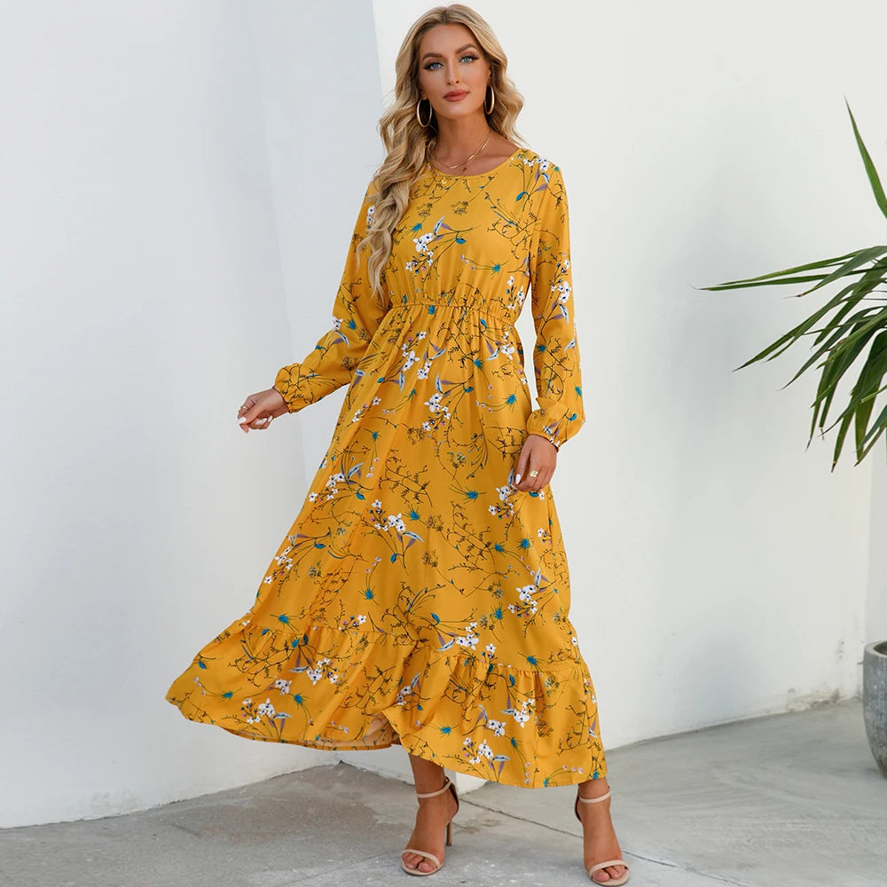 2025 Sping Summer Bohemian Women Maxi Dress Casual