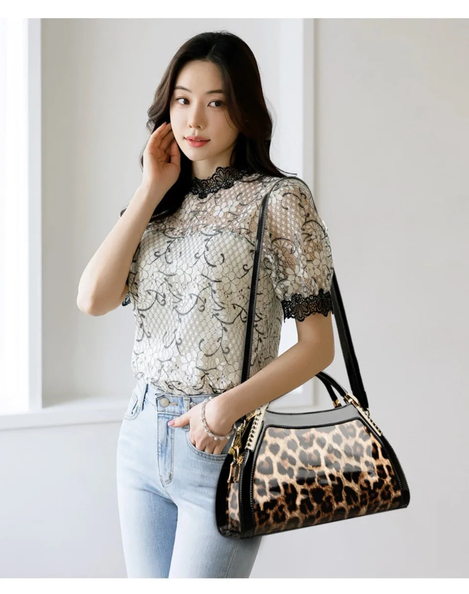 Women Brand Luxury Handbags Women Bags Designer Hobos Two Layers Sac