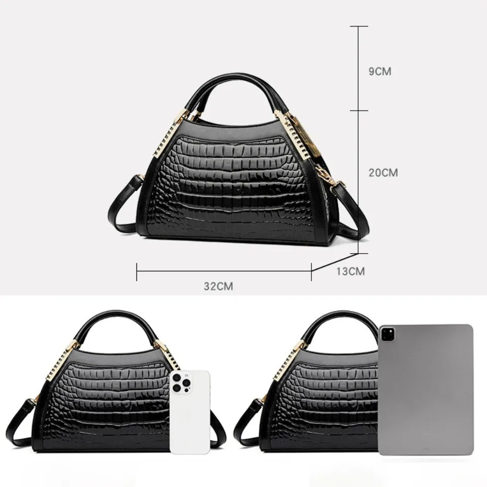Women Brand Luxury Handbags Women Bags Designer Hobos Two Layers Sac