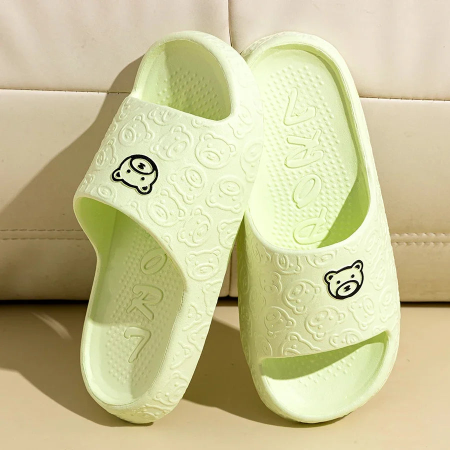 New Fashion Women's Slippers Indoor Soft Sole Cartoon