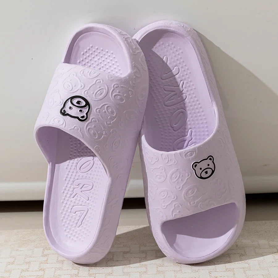New Fashion Women's Slippers Indoor Soft Sole Cartoon