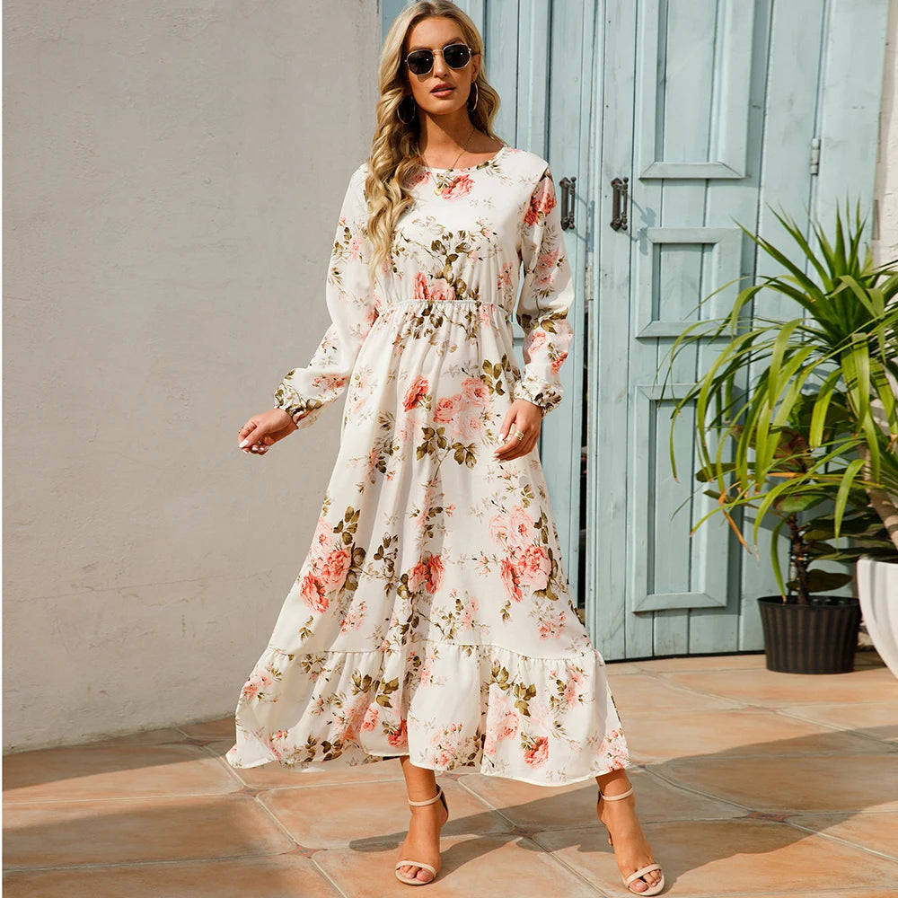 2025 Sping Summer Bohemian Women Maxi Dress Casual