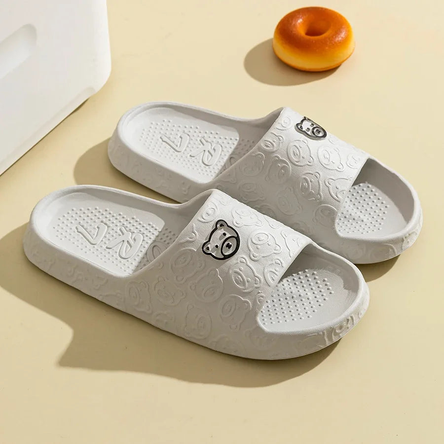 New Fashion Women's Slippers Indoor Soft Sole Cartoon