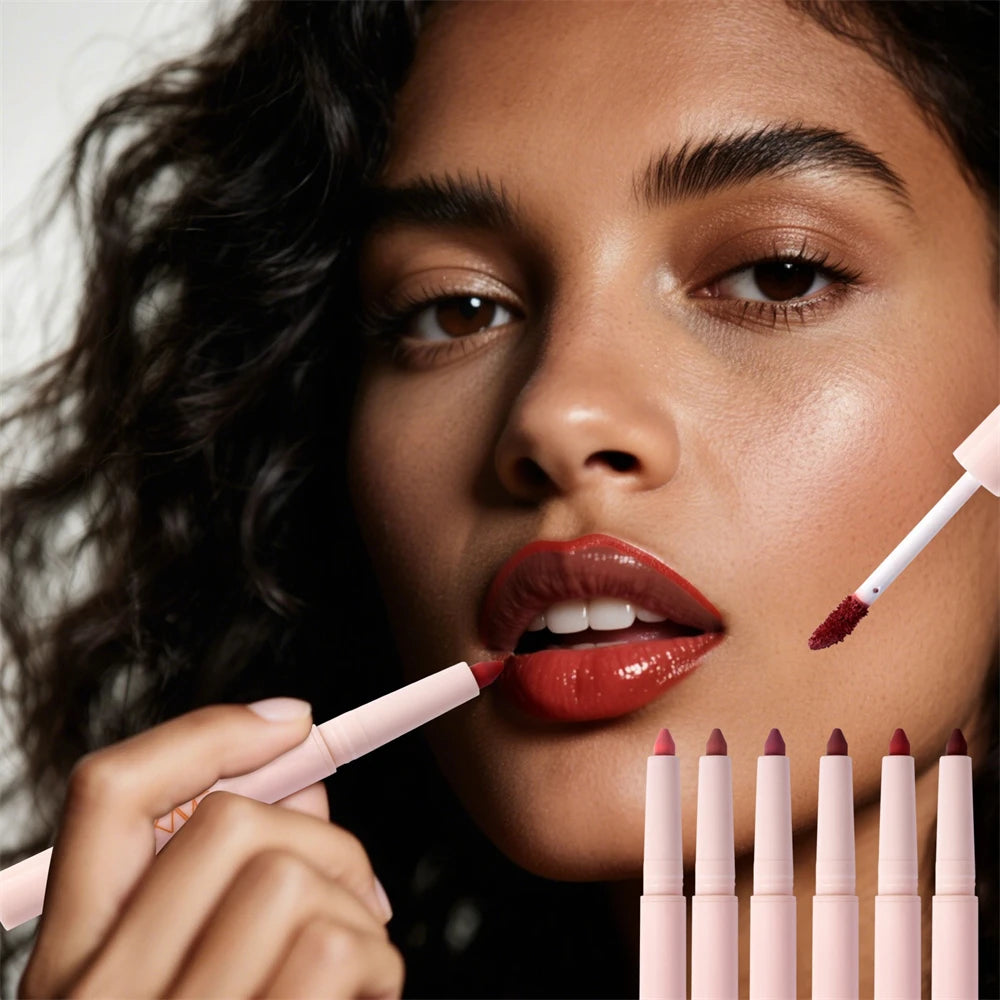 Velvet Matte Lipstick and Lipliner Duo Long-Lasting