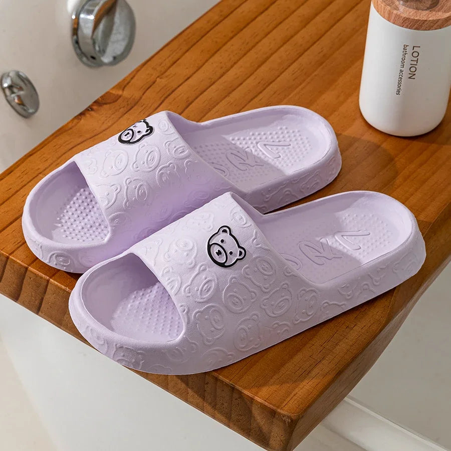 New Fashion Women's Slippers Indoor Soft Sole Cartoon