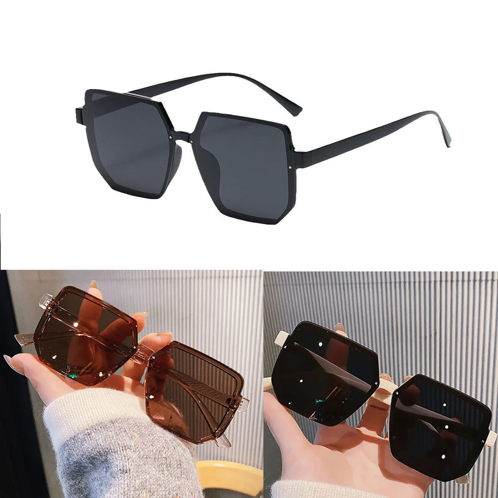 Big Frame Vintage Sunglasses Women