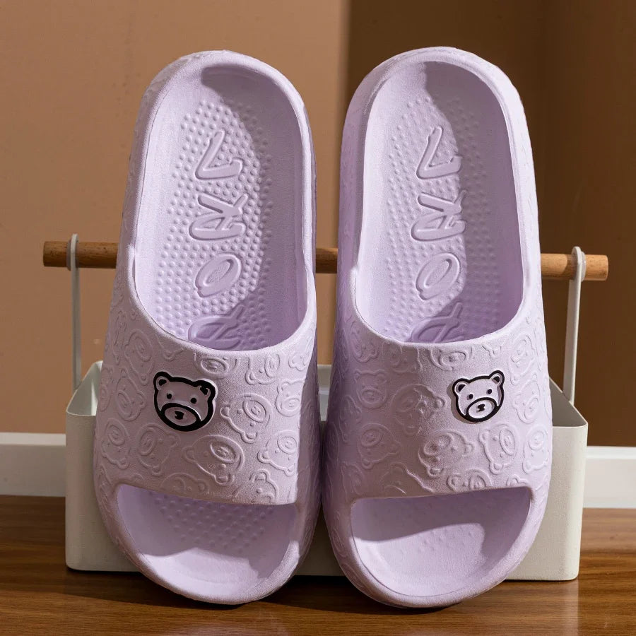 New Fashion Women's Slippers Indoor Soft Sole Cartoon