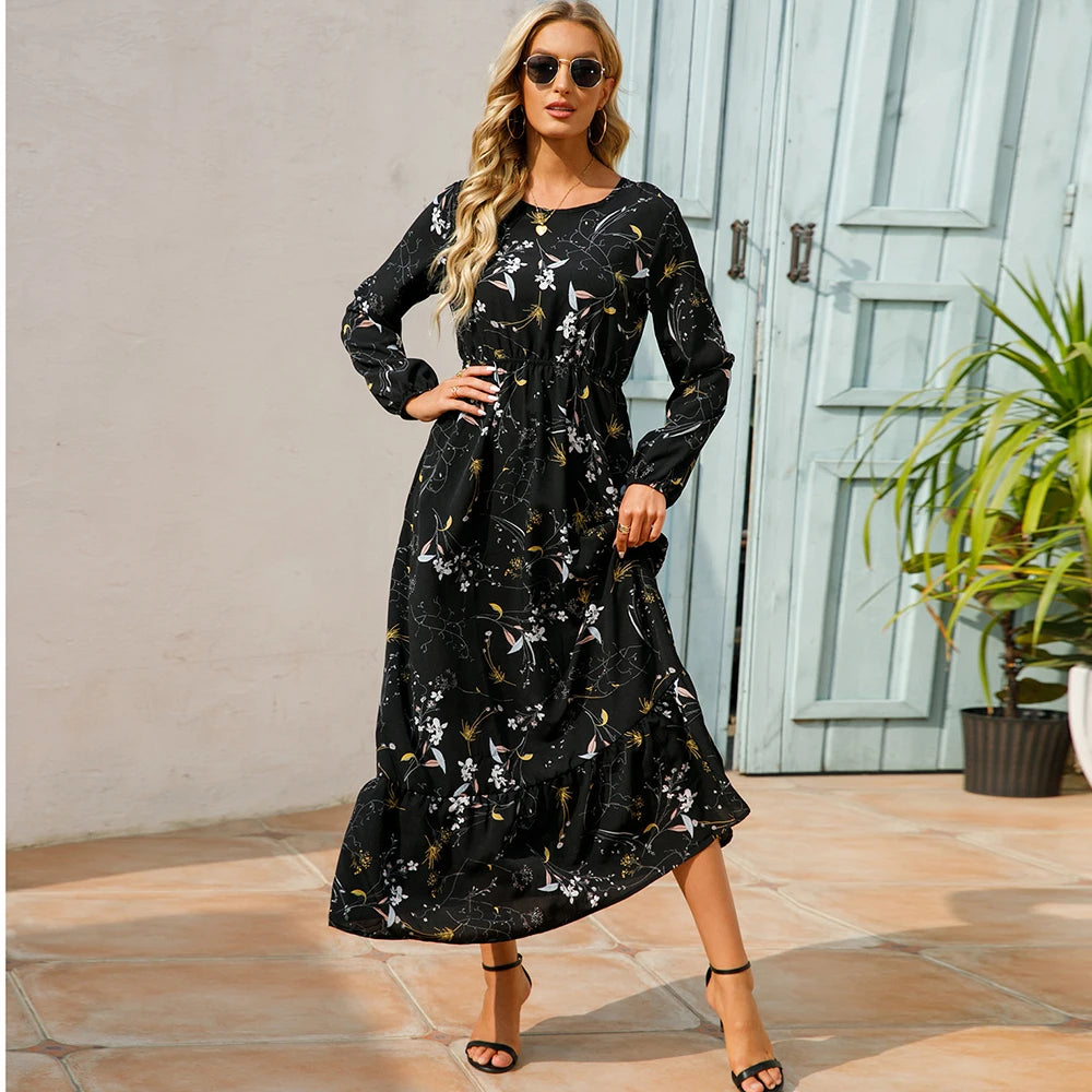 2025 Sping Summer Bohemian Women Maxi Dress Casual