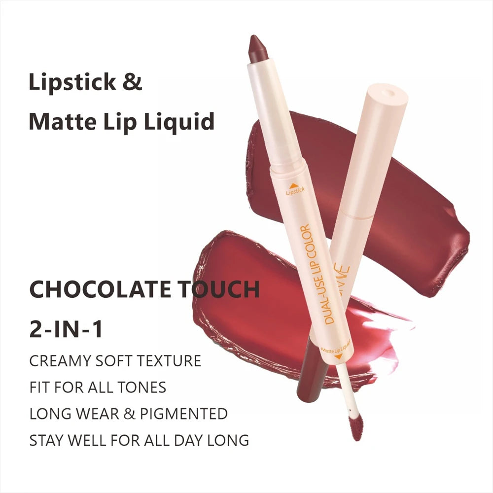 Velvet Matte Lipstick and Lipliner Duo Long-Lasting