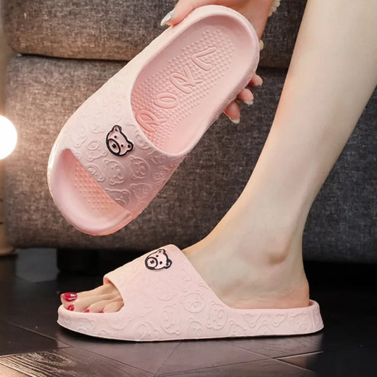 New Fashion Women's Slippers Indoor Soft Sole Cartoon