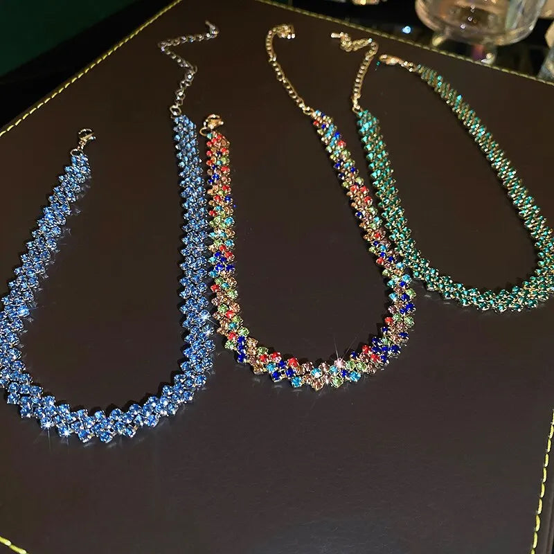 Luxury Rhinestone Choker Necklace
