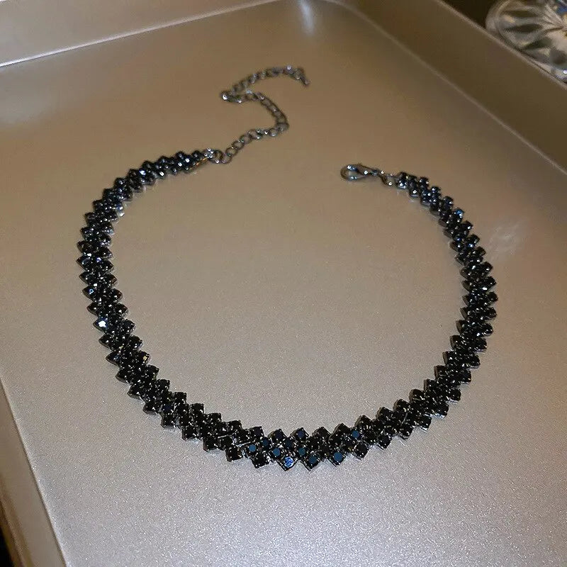 Luxury Rhinestone Choker Necklace