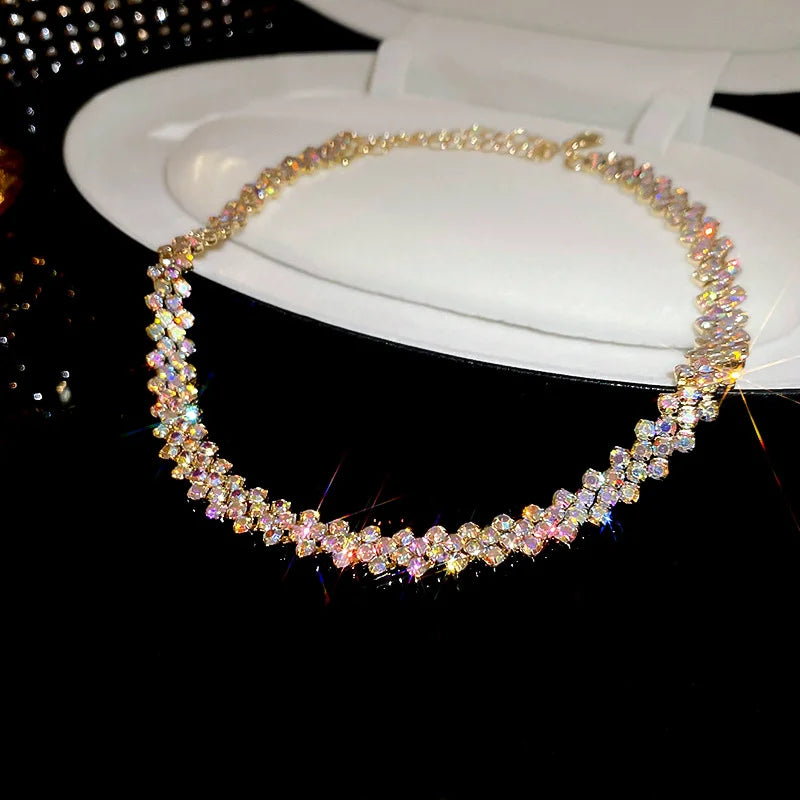 Luxury Rhinestone Choker Necklace