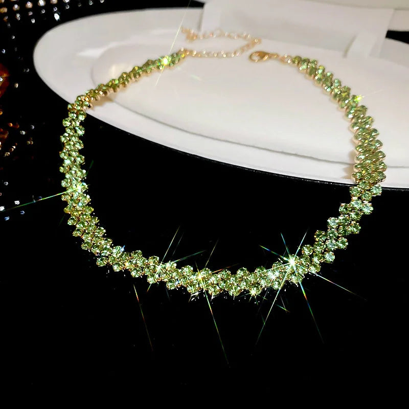 Luxury Rhinestone Choker Necklace