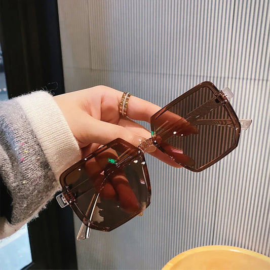 Big Frame Vintage Sunglasses Women