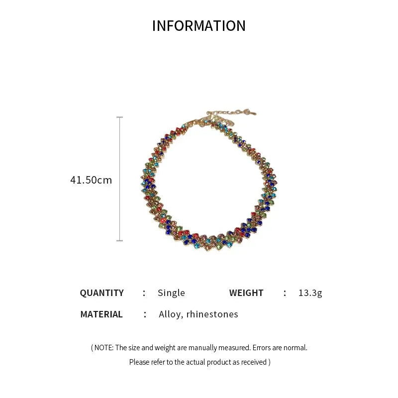 Luxury Rhinestone Choker Necklace