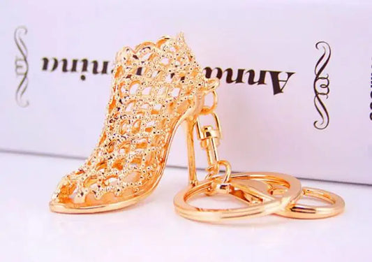 New Hollow High Heels Pendent Golden Heels