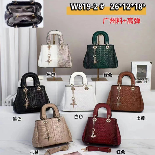 Casual Crossbody Bag High-Quality Crocodile Pattern