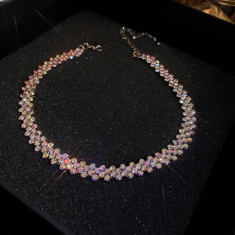 Luxury Rhinestone Choker Necklace