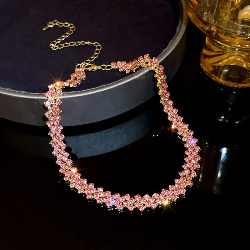 Luxury Rhinestone Choker Necklace