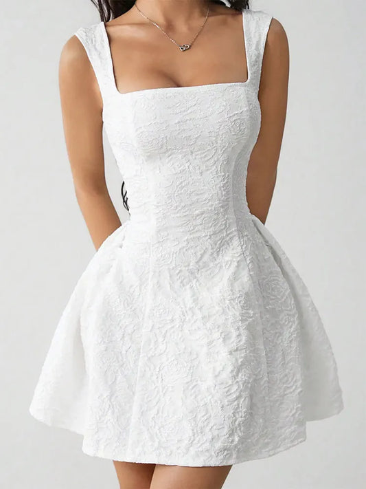 Summer Street A-Line Tank Dress – Sexy Backless Partywear for Women